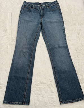 a.n.a A New Approach Jeans Womens 10 Bootcut Stretch Denim Blue Mid Rise Pants